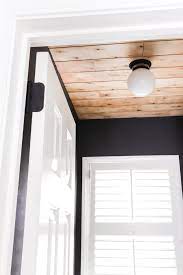 Diy Ceiling Planks From Laminate