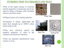 Manufacturing Process Of Ceramic Tiles