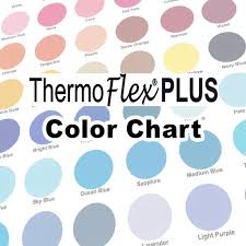 Siser Oracal Thermoflex Fdc Qcm Ink And Vinyl Charts