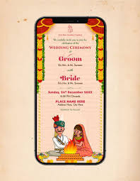 gujarati wedding ceremony invitation