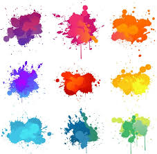 Color Splash Vector Art Stock Images