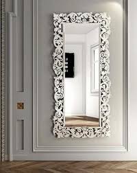 Glass Flexure Mounts Framed Wall Mirror