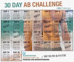 How To Gain Weight Workout Challenge 30 Day Ab Challenge