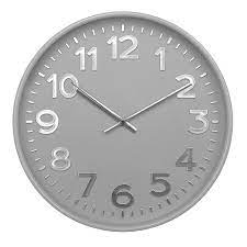 Настенные часы Troykatime, D30 см, пластик, цвет серый по цене 845 ₽шт.  купить в Сургуте в интернет-магазине Леруа Мерлен