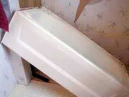 replace or repair a mobile home bathtub