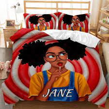 Magic African Black Girl Woman Bedding