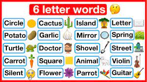 6 letter words list phonics lesson
