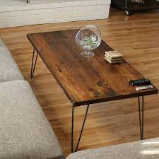 Hairpin Legs Industrial Coffee Table