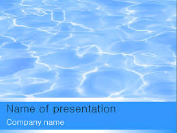 Blue Water Powerpoint Template For Impressive Presentation