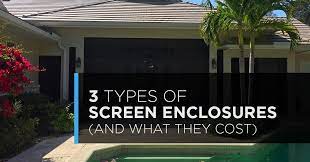 3 Types Of Screen Enclosures And What
