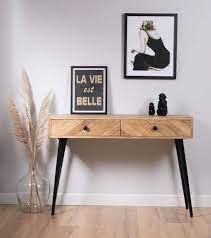 Solid Mango Wood Console Table