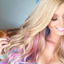 Wedding hairstyle for blonde hair. 50 Colorful Peekaboo Highlights My New Hairstyles
