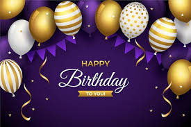 purple birthday background images