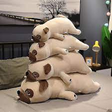 cute pug plush toys pillow stuffed