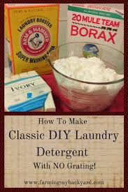 diy laundry detergent with no grating