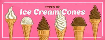 Types Of Cone Ice Cream gambar png