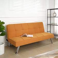 Maykoosh Tangerine Modern Futon Sofa