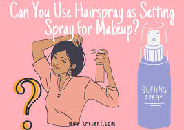 can you use hairspray as setting spray