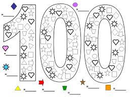 Worksheets, learning resources, and math practice sheets for teachers to print. Free Printable 100 Days Of School Coloring Pages