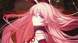 Anime girl's pink hairstyles are so diverse that some even accessorize their long mane with winter details. Anime Girl Pink Hair Yae Sakura Honkai Impact 3rd 4k Wallpaper 4 526