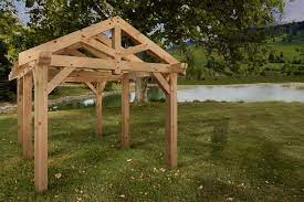 timber frame pavilion timberhaven log