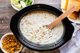What toppings go best with white chicken chili? Slow Cooker White Chicken Chili The Magical Slow Cooker