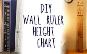 Diy Wooden Ruler Height Chart Peanut Mom
