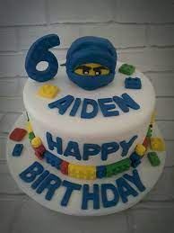 Lego Ninjago Birthday Cake - Blue | Ninjago birthday, Ninjago cakes, Boy birthday  cake