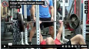 college wrestling strength training