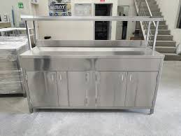 Mesa de acero inoxidable para cocinas en acero. Muebles De Acero Inoxidable Sinox Industrial