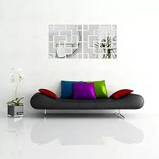 3d Silver Wall Decor Stickers For Home