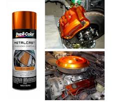Orange Anodized Coating Brake Engine