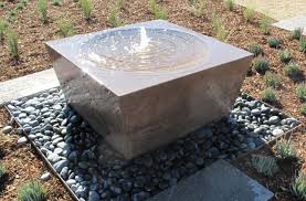 Connect the marks with a line and cut the tube using a utility knife. Landscaperesource Com Modern Fountain Concrete Fountains Outdoor Water Features