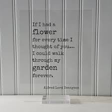 Alfred Lord Tennyson If I Had A Flower