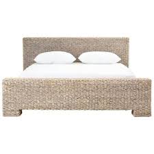 Low Profile Rattan Bed In King Size
