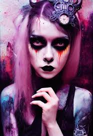 beautiful makeup gothic mystery