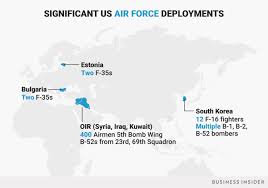 Maps Where 1 3 Million Us Troops Are Deployed Around The