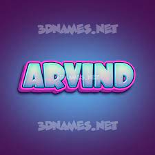 50 3d names for arvind