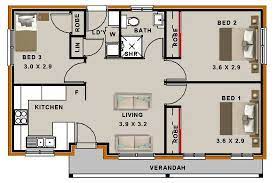 3 Bedroom Small Home Plan House Plans