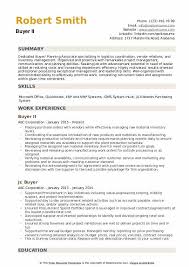 So, what the heck can you include in your resume if you have none? Buyer Resume Samples Qwikresume