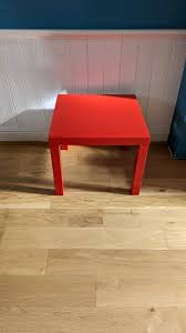 Ikea Lack Side Table Red 55x55 Cm In