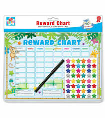 Childrens Reward Chart Good Behaviour 6 Star Sticker Sheets
