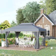 Outsunny 3 X 4m Aluminium Alloy Gazebo