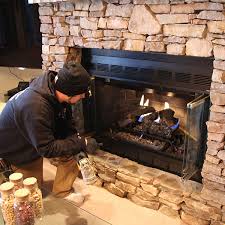Wood Gas Fireplace Installations