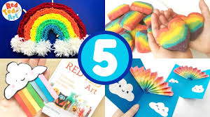 5 rainbow crafts diy rainbows for