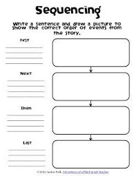 1st Grade Sequencing Graphic Organizer Sequencing Graphic