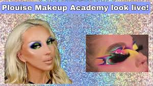 plouise makeup academy look live and
