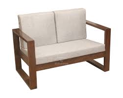 wooden sofa set in simple design modern