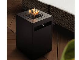 Gas Outdoor Freestanding Powder Coated Steel Fireplace Square By Planika