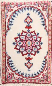 geometric nain persian area rug 1x2